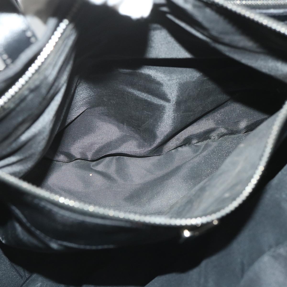 FENDI Tote Bag Nylon Black Auth ep1931