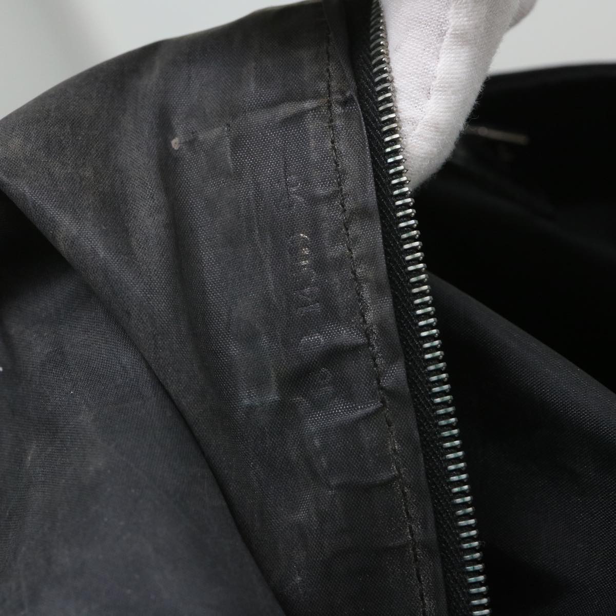 FENDI Tote Bag Nylon Black Auth ep1931