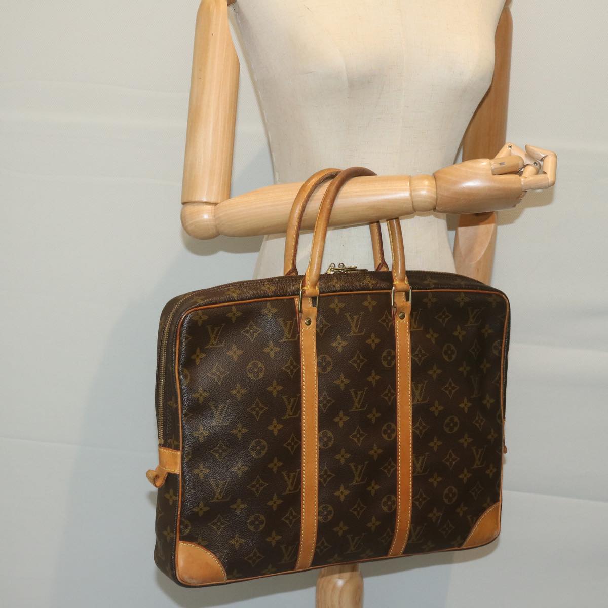 LOUIS VUITTON Monogram Porte Documents Voyage Business Bag M53361 LV Auth ep2989