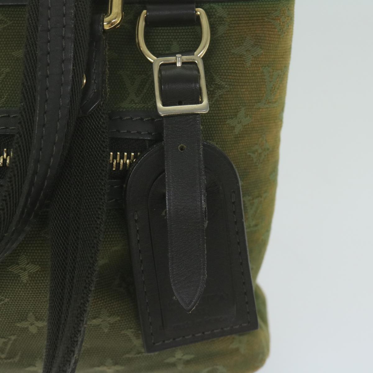 LOUIS VUITTON Monogram Mini Lucille PM Hand Bag TST Khaki M92682 LV Auth ep3029