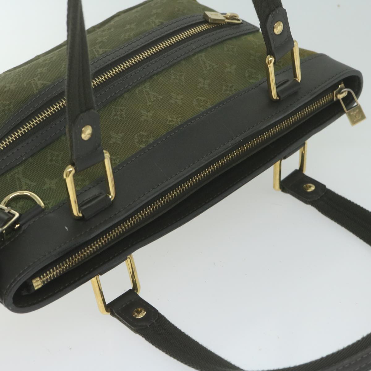 LOUIS VUITTON Monogram Mini Lucille PM Hand Bag TST Khaki M92682 LV Auth ep3029