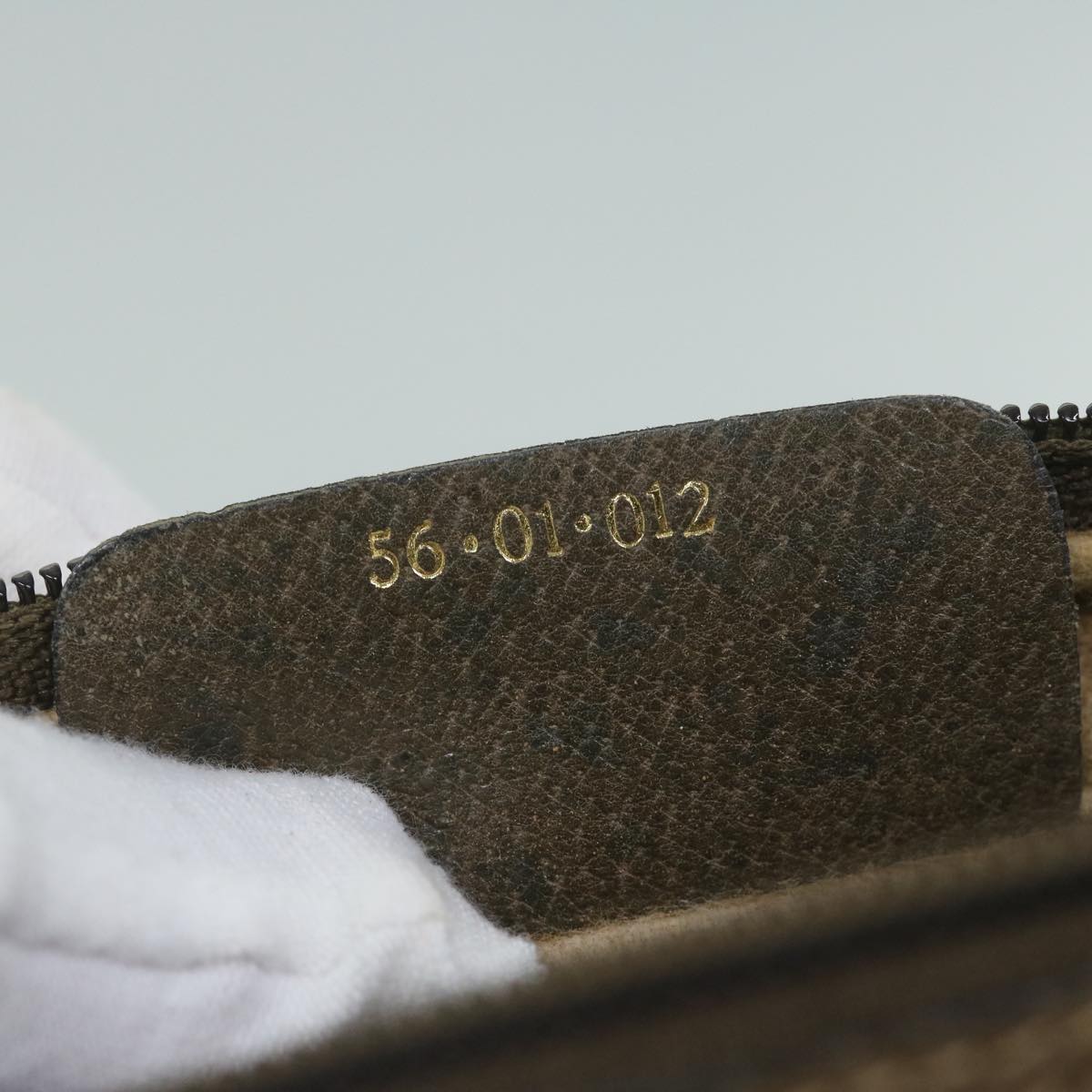 GUCCI GG Supreme Web Sherry Line Clutch Bag Beige Red 56 01 012 Auth ep3084