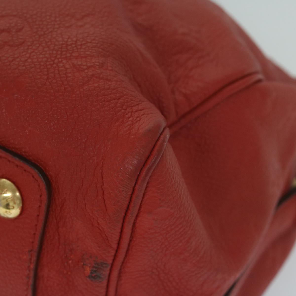LOUIS VUITTON Monogram Empreinte Speedy Bandouliere 30 Bag 2way Red Auth ep3113