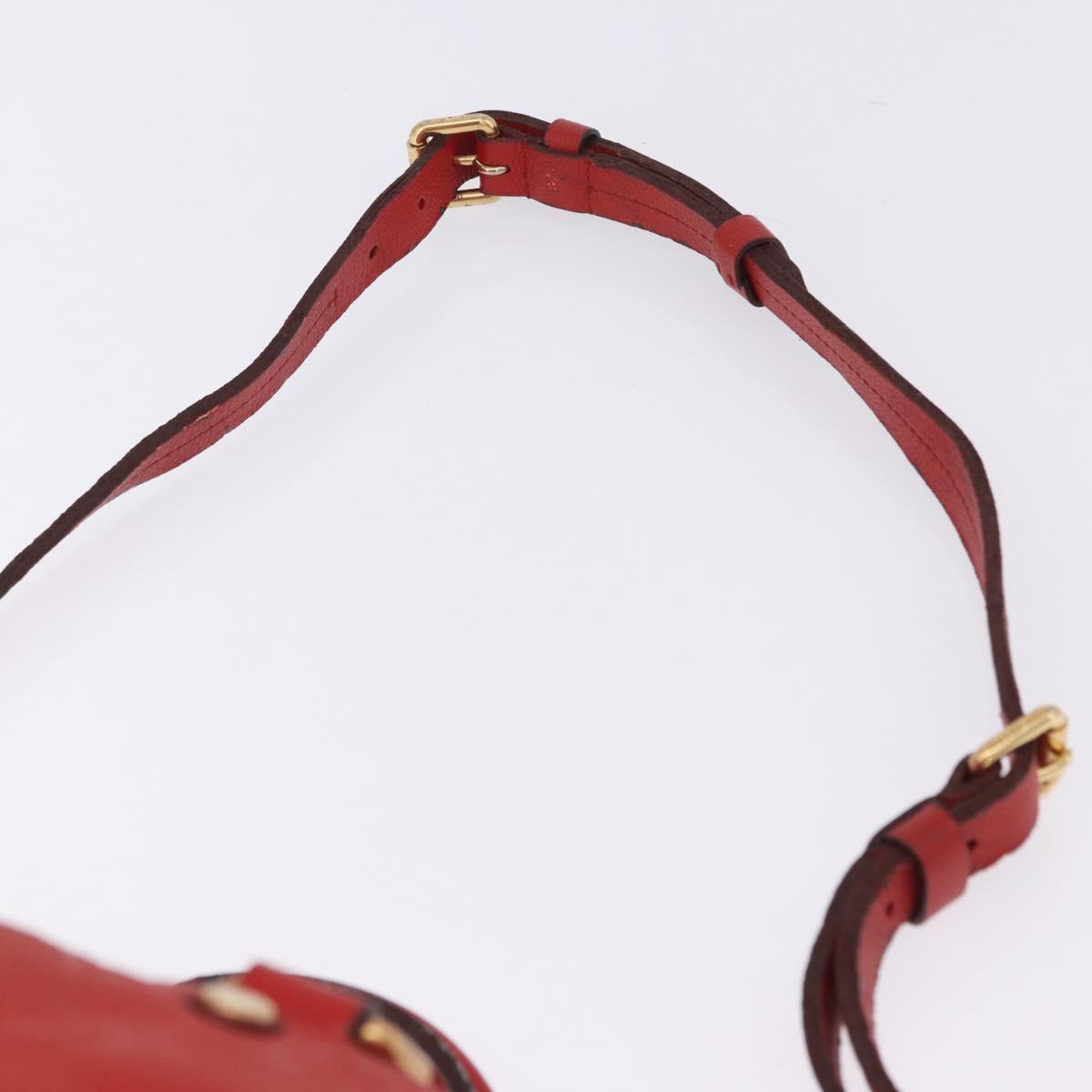 LOUIS VUITTON Monogram Empreinte Speedy Bandouliere 30 Bag 2way Red Auth ep3113