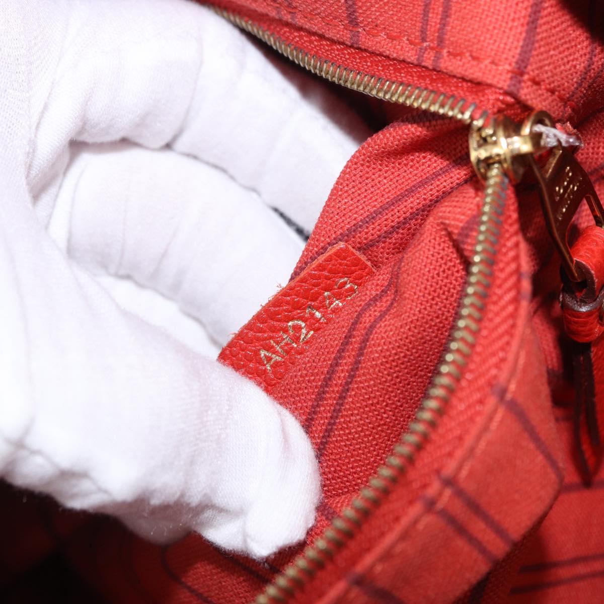 LOUIS VUITTON Monogram Empreinte Speedy Bandouliere 30 Bag 2way Red Auth ep3113