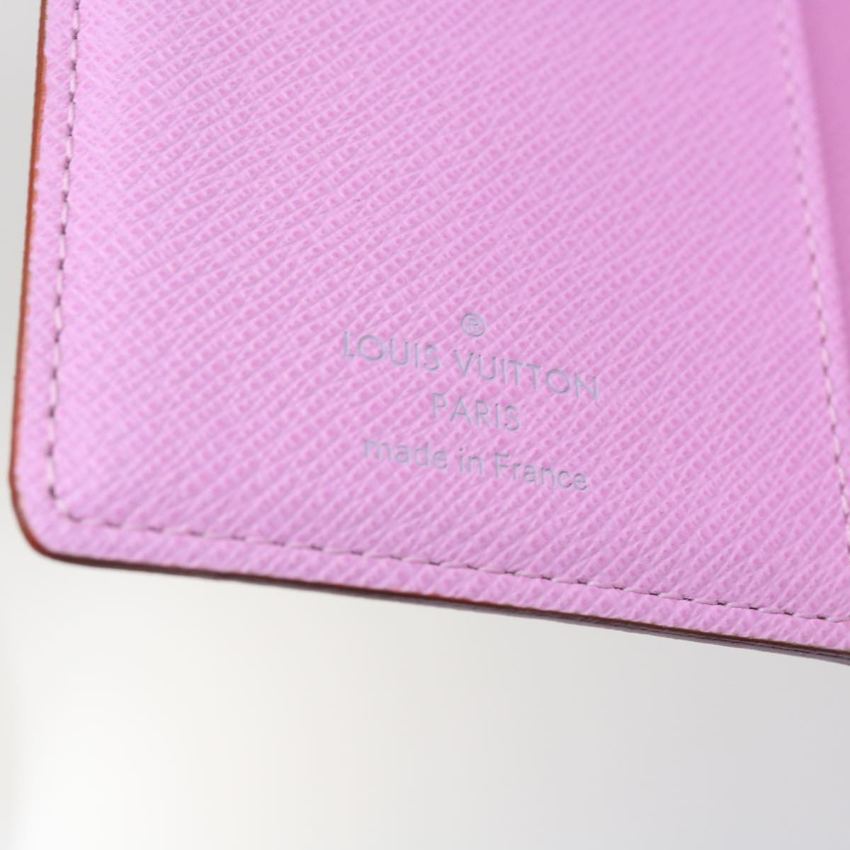 LOUIS VUITTON Multicolor Agenda PM Day Planner Cover White R21074 LV Auth ep3309