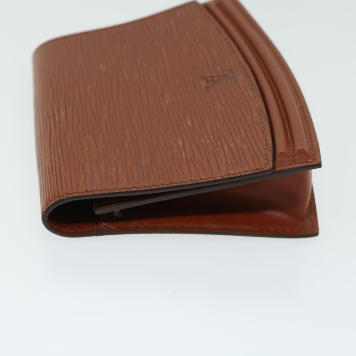 LOUIS VUITTON Epi Tilsitt Pouch Brown M52603 LV Auth ep3395
