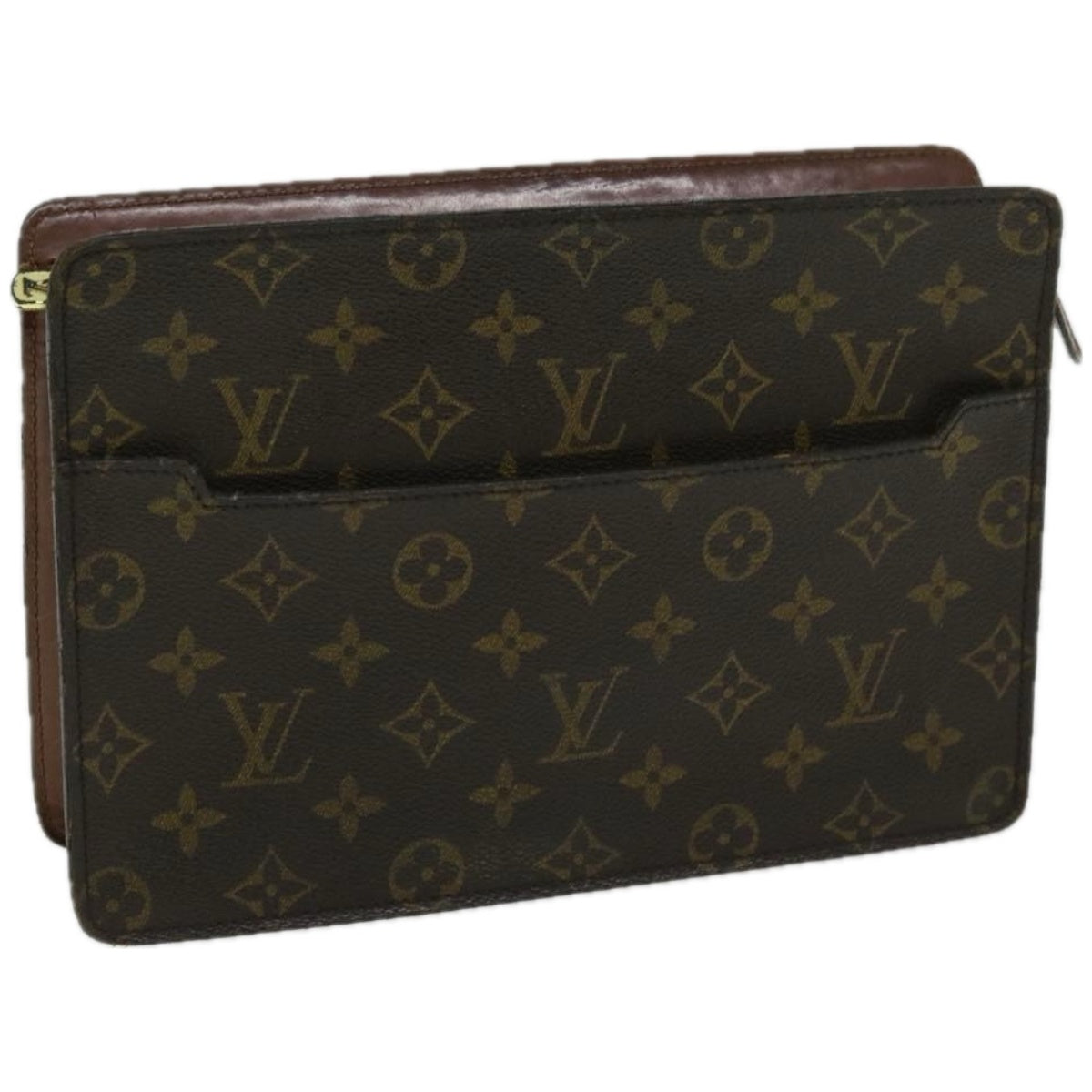 LOUIS VUITTON Monogram Pochette Homme Clutch Bag M51795 LV Auth ep3415