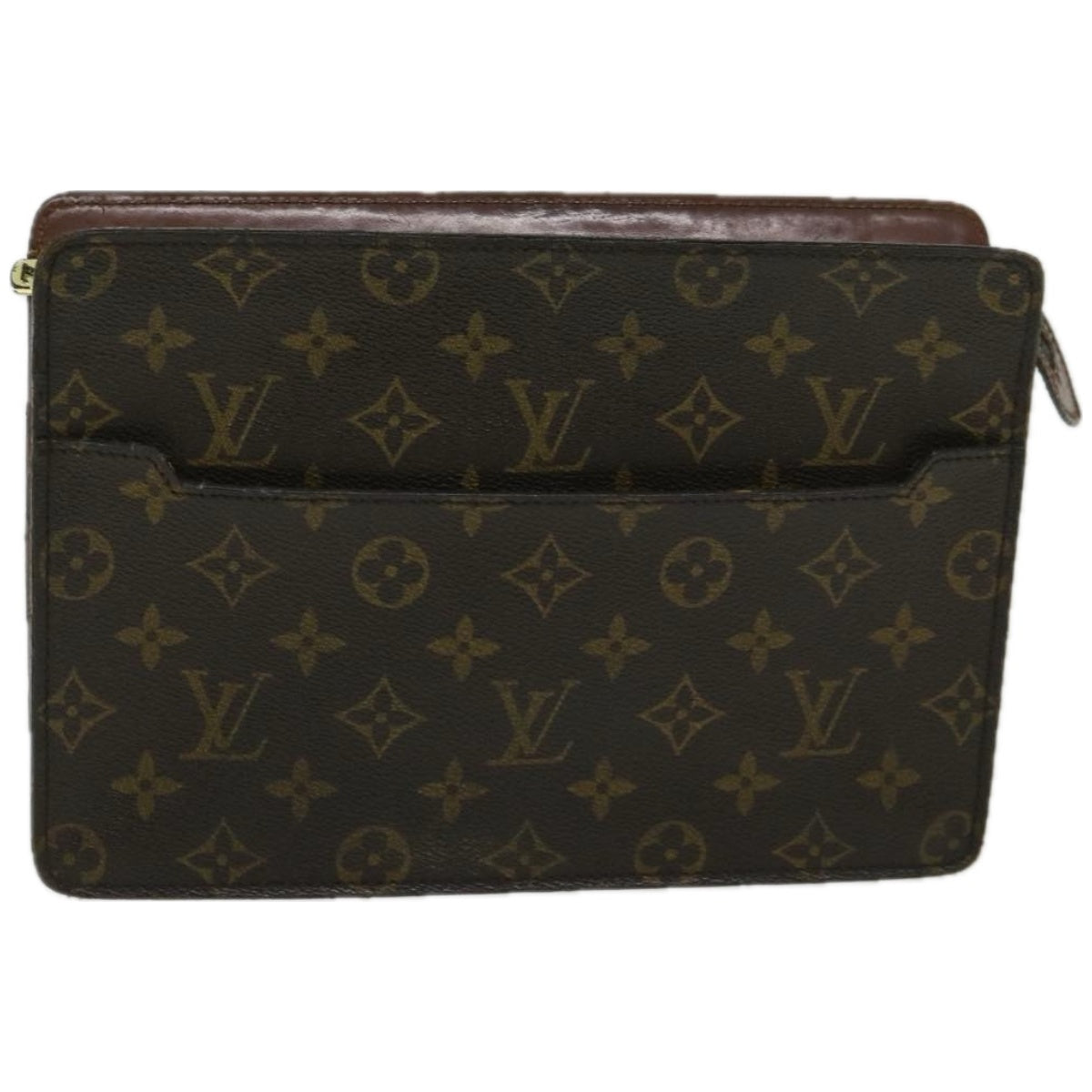 LOUIS VUITTON Monogram Pochette Homme Clutch Bag M51795 LV Auth ep3415