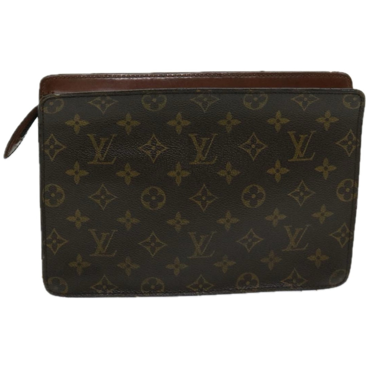 LOUIS VUITTON Monogram Pochette Homme Clutch Bag M51795 LV Auth ep3415