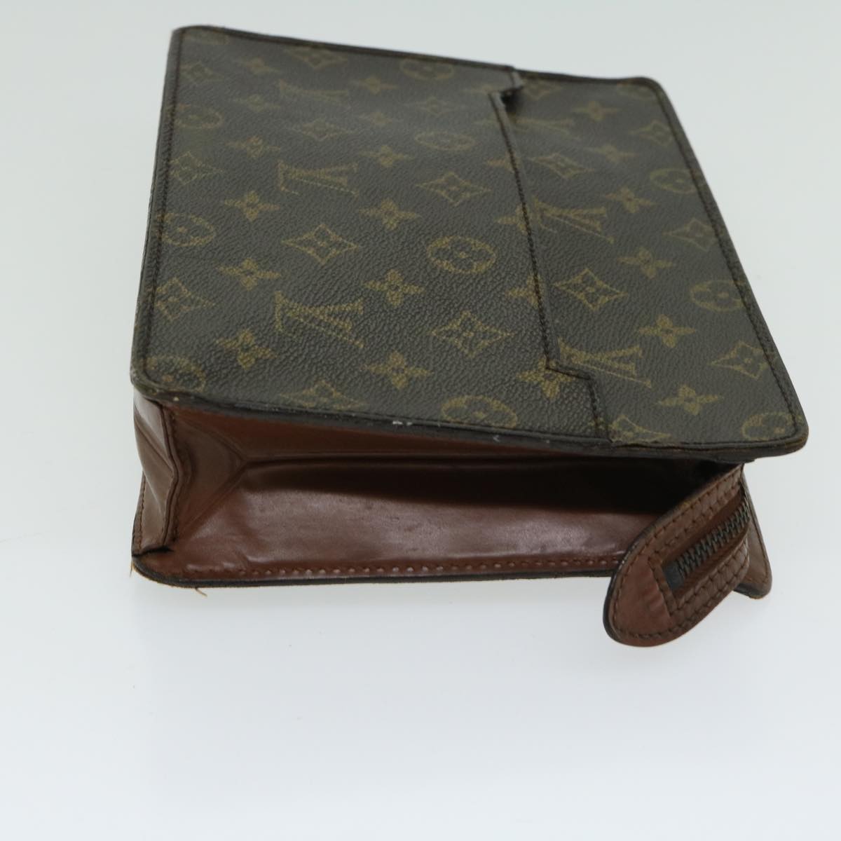 LOUIS VUITTON Monogram Pochette Homme Clutch Bag M51795 LV Auth ep3415