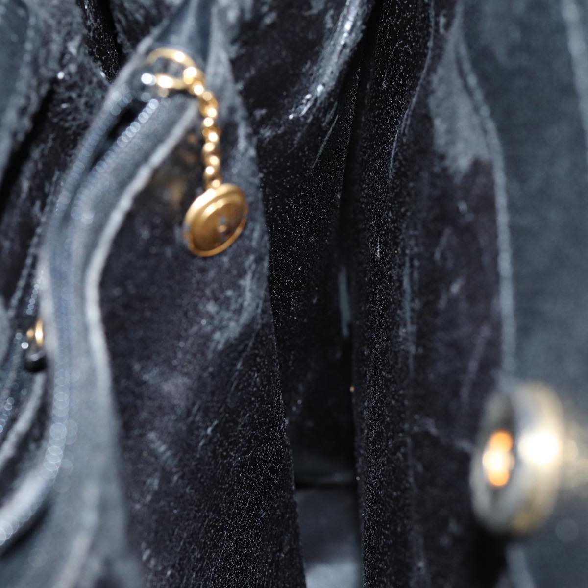 GUCCI Bamboo Hand Bag Leather Black 002 1095 0260 Auth ep4125