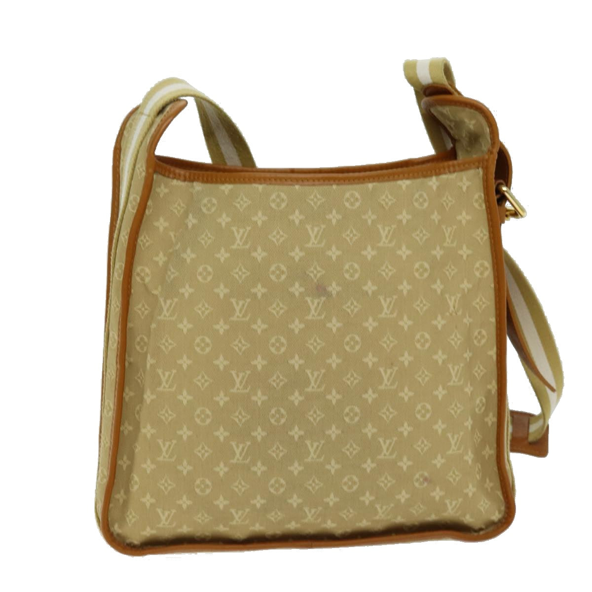 LOUIS VUITTON Monogram Mini Buzas Marie Kate Bag Beige M92323 LV Auth ep4235