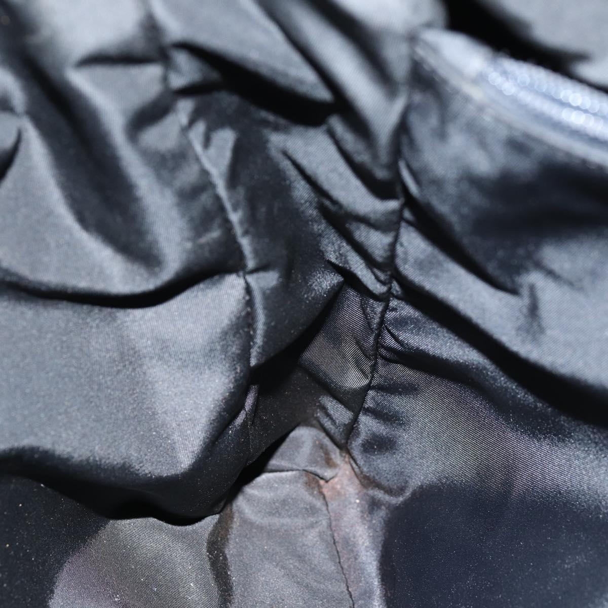 PRADA Hand Bag Nylon Black Auth ep4308