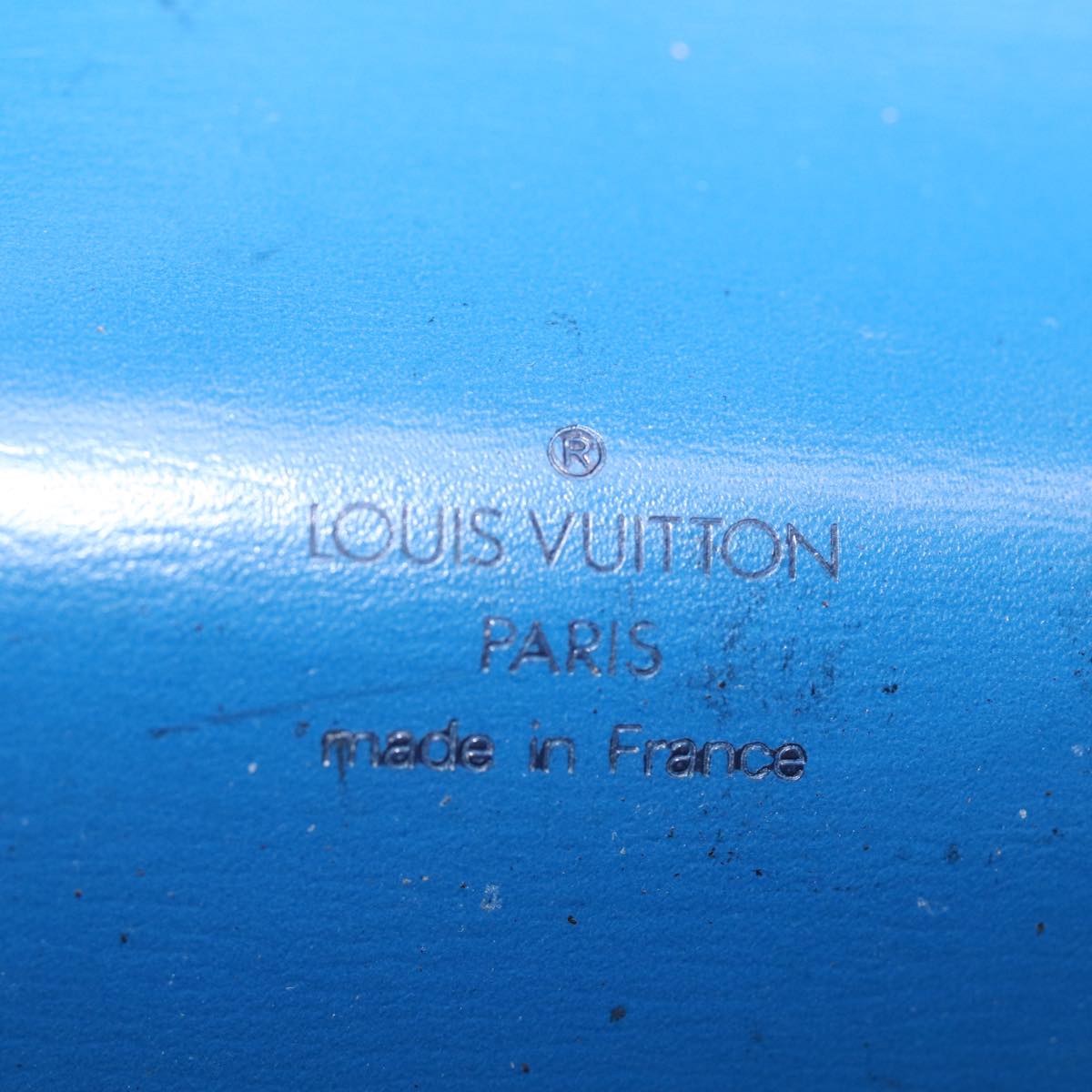LOUIS VUITTON Epi Bicolor Free Run Shoulder Bag Black Blue M52415 LV Auth ep4598