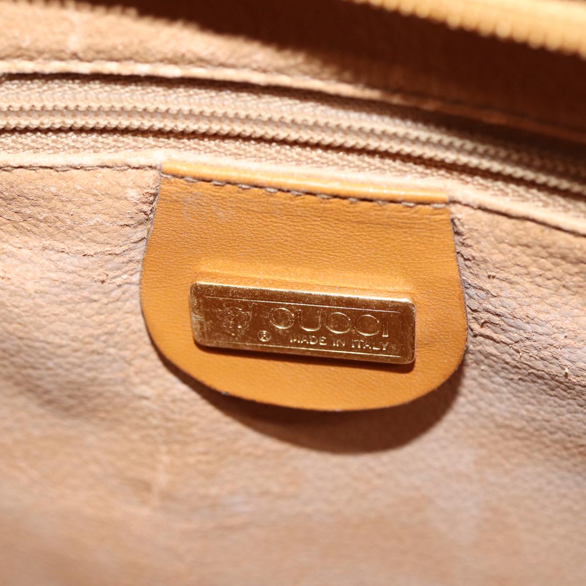 GUCCI Shoulder Bag Canvas Beige 001 23 1036 Auth ep4601