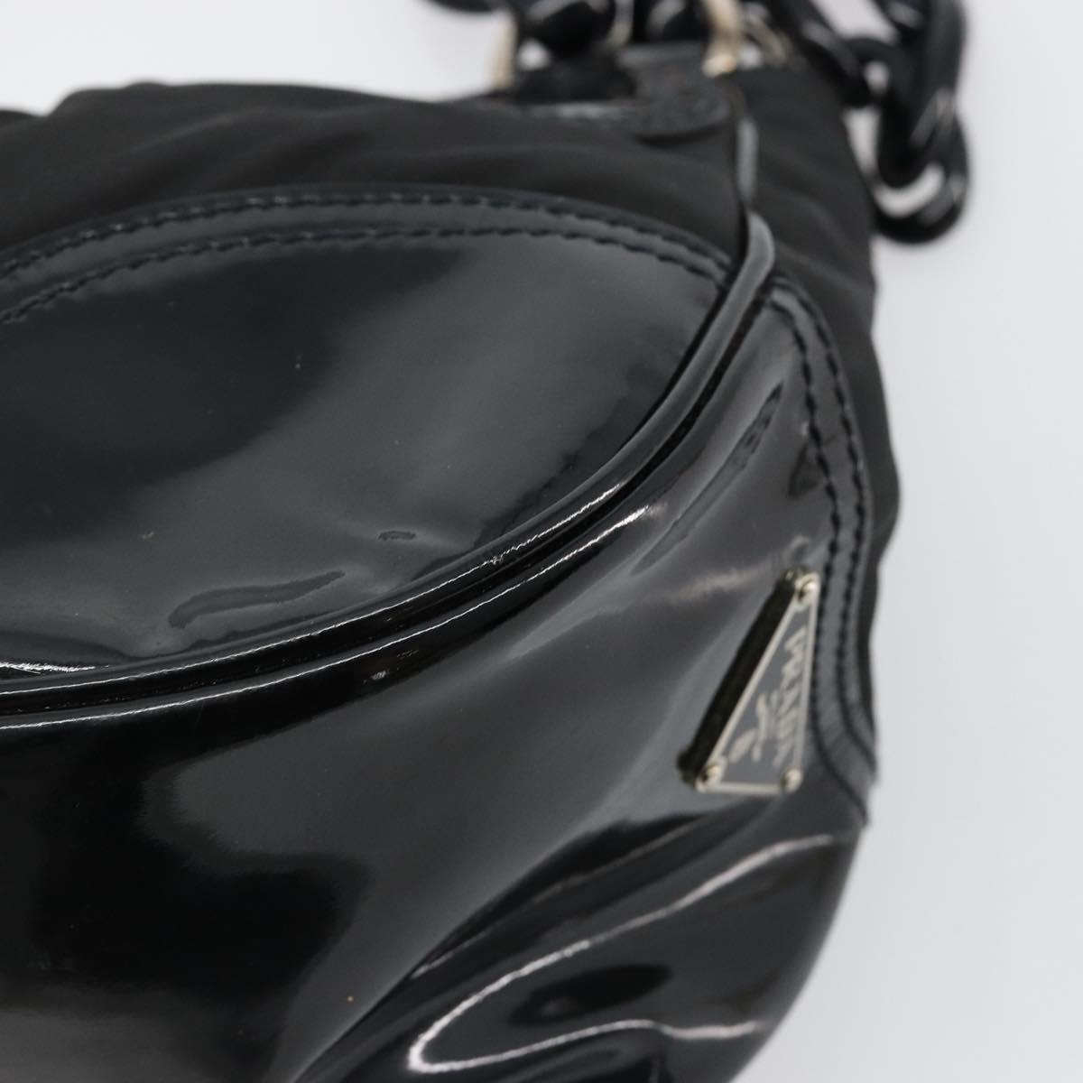 PRADA Shoulder Bag Nylon Black Auth ep4838