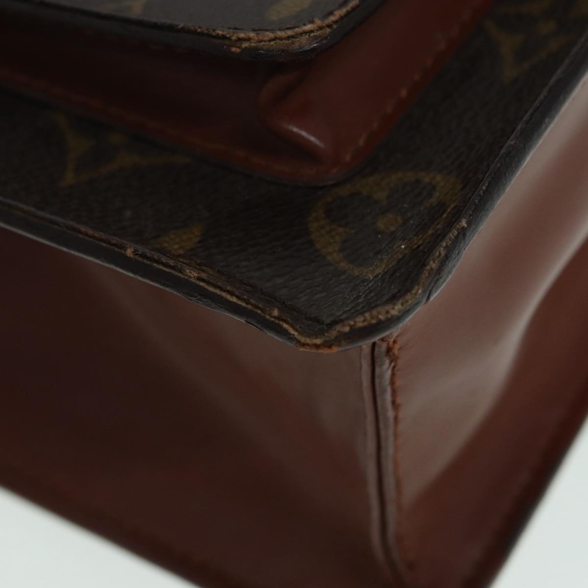 LOUIS VUITTON Monogram Monceau 28 Hand Bag 2way M51185 LV Auth ep5004