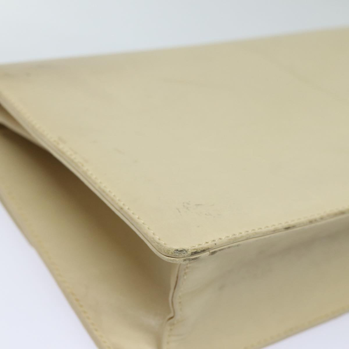 GUCCI Shoulder Bag Leather Cream 004 406 0105 Auth ep5064