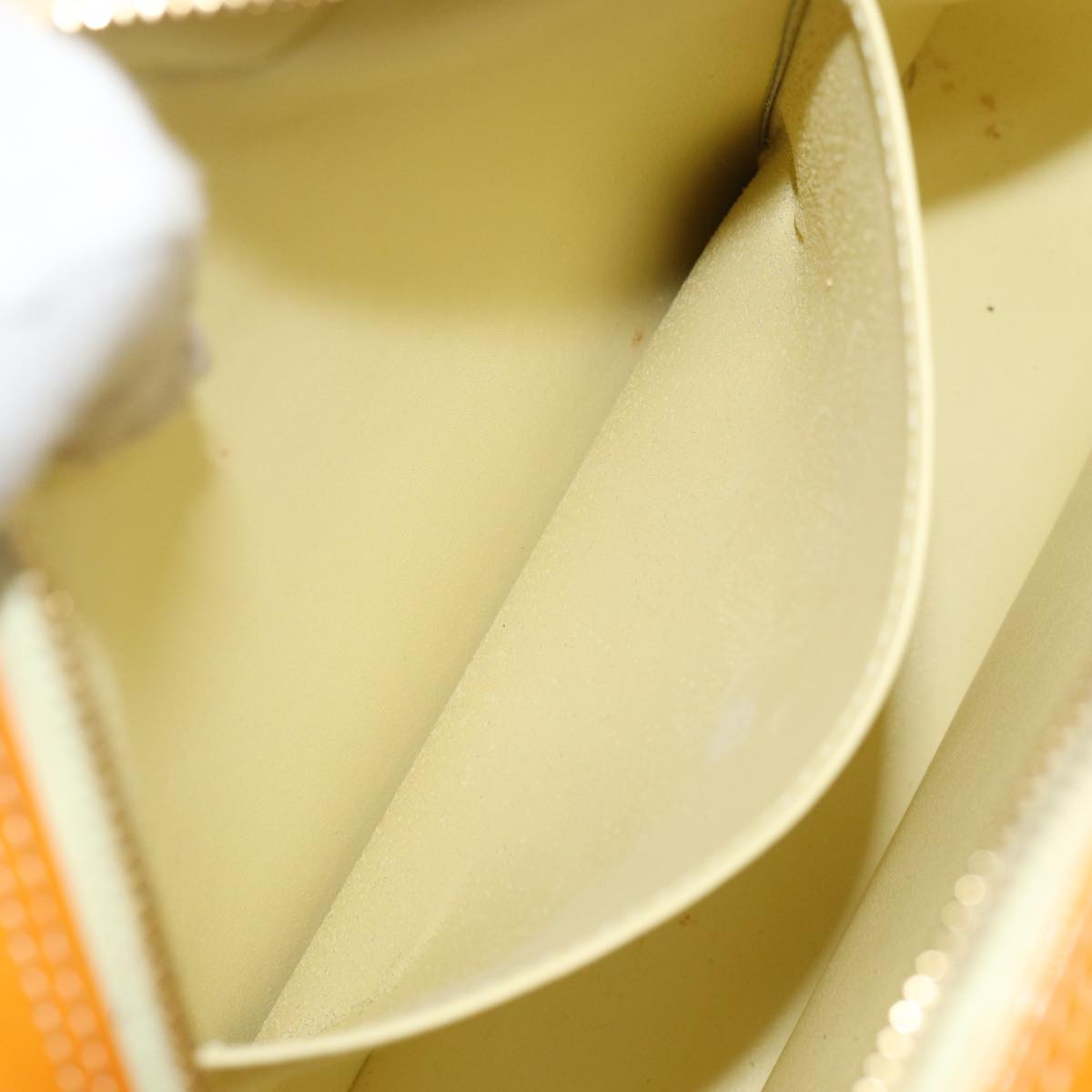 LOUIS VUITTON Monogram Vernis Marley Backpack Yellow M91040 LV Auth ep5066