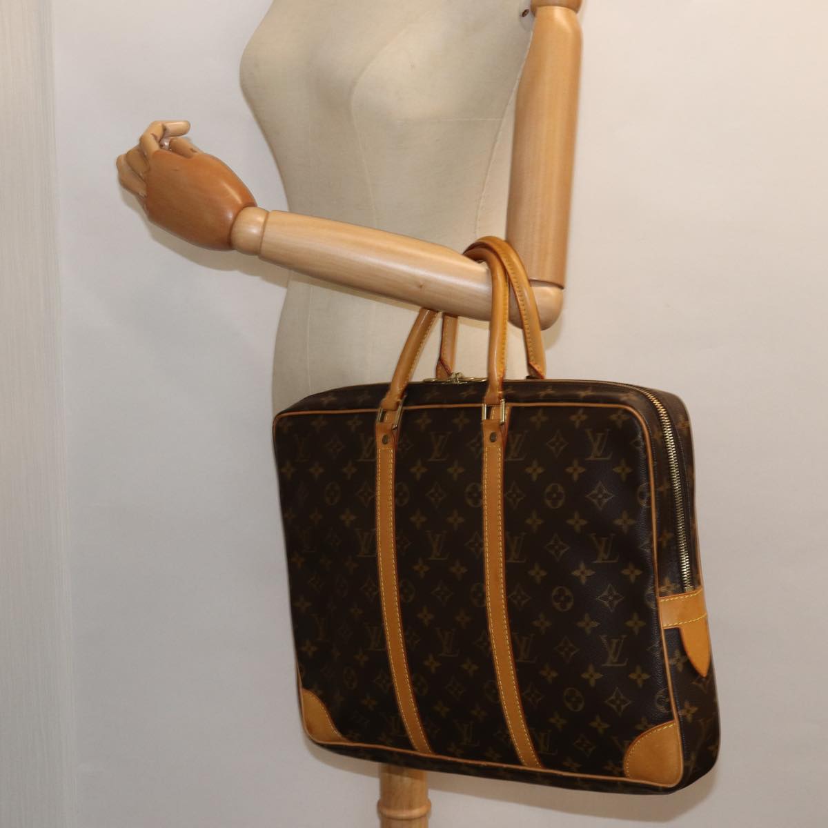 LOUIS VUITTON Monogram Porte Documents Voyage Business Bag M53361 LV Auth ep5168