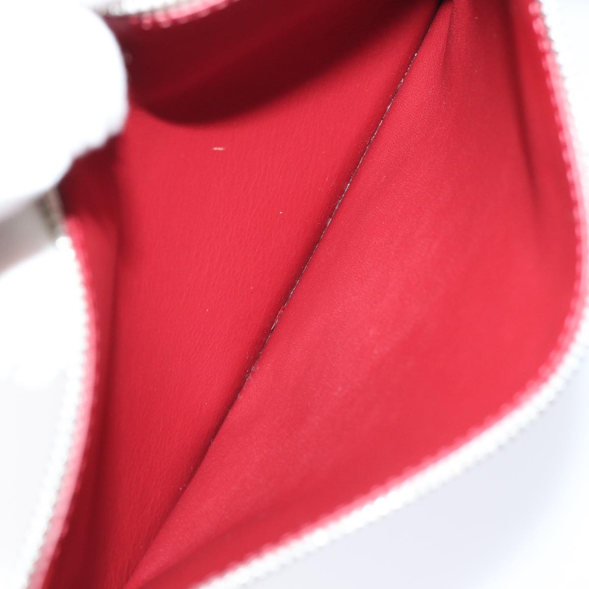 Christian Dior Hand Bag Leather 2way Silver White Auth ep5275AV