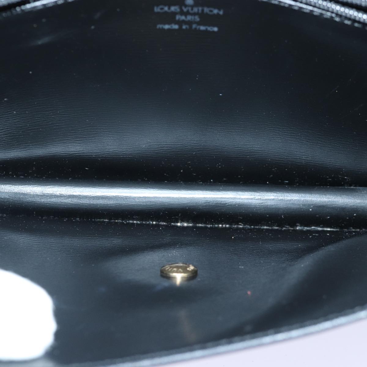 LOUIS VUITTON Epi Hublot Shoulder Bag Black Red M52557 LV Auth ep5278