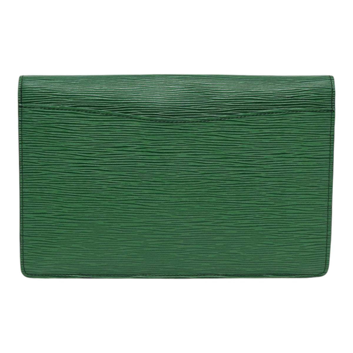 LOUIS VUITTON Epi Montaigne 27 Clutch Bag Green M52654 LV Auth ep5317