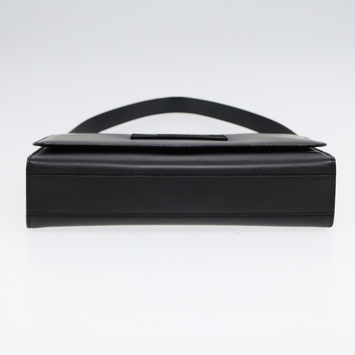 GUCCI Shoulder Bag Leather Black Silver 001 3064 Auth ep5463