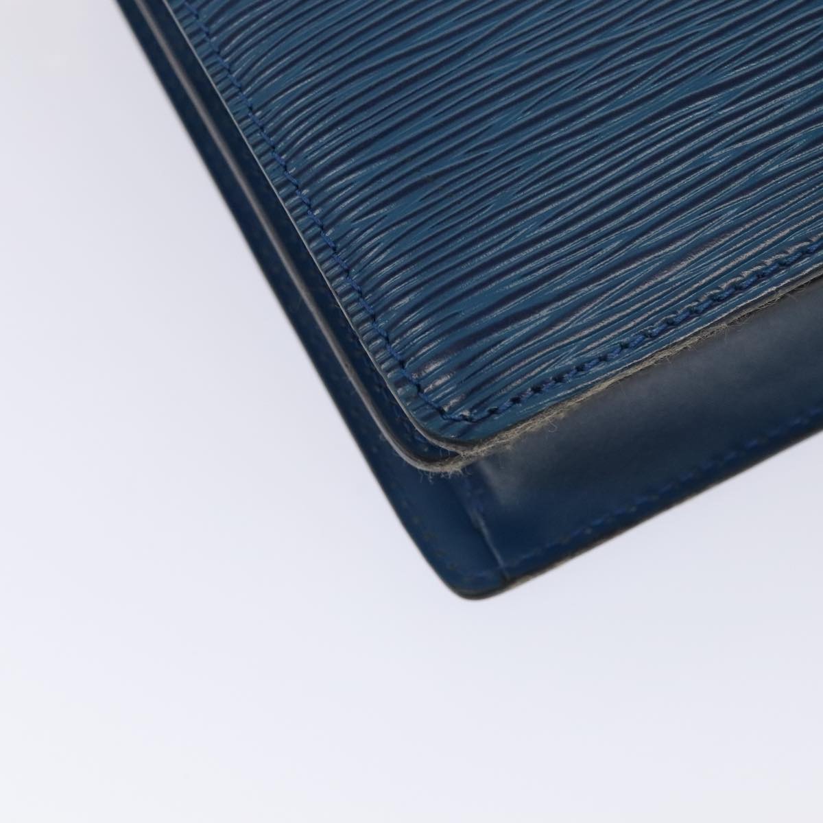 LOUIS VUITTON Epi Capuchin Shoulder Bag Blue M52345 LV Auth ep5571