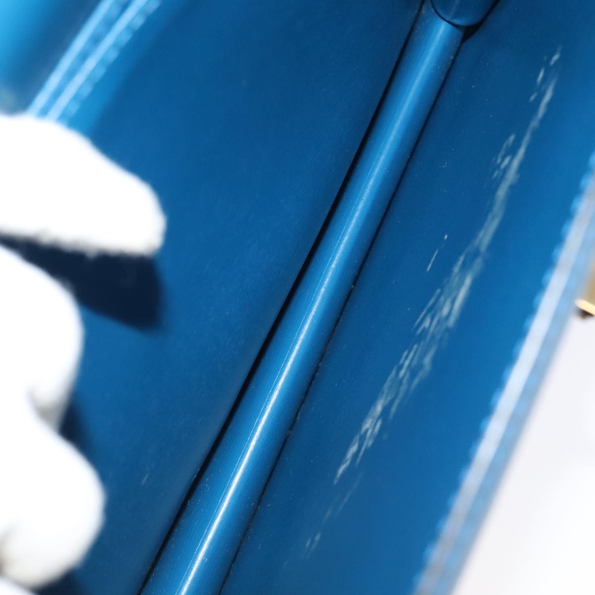 LOUIS VUITTON Epi Capuchin Shoulder Bag Blue M52345 LV Auth ep5571