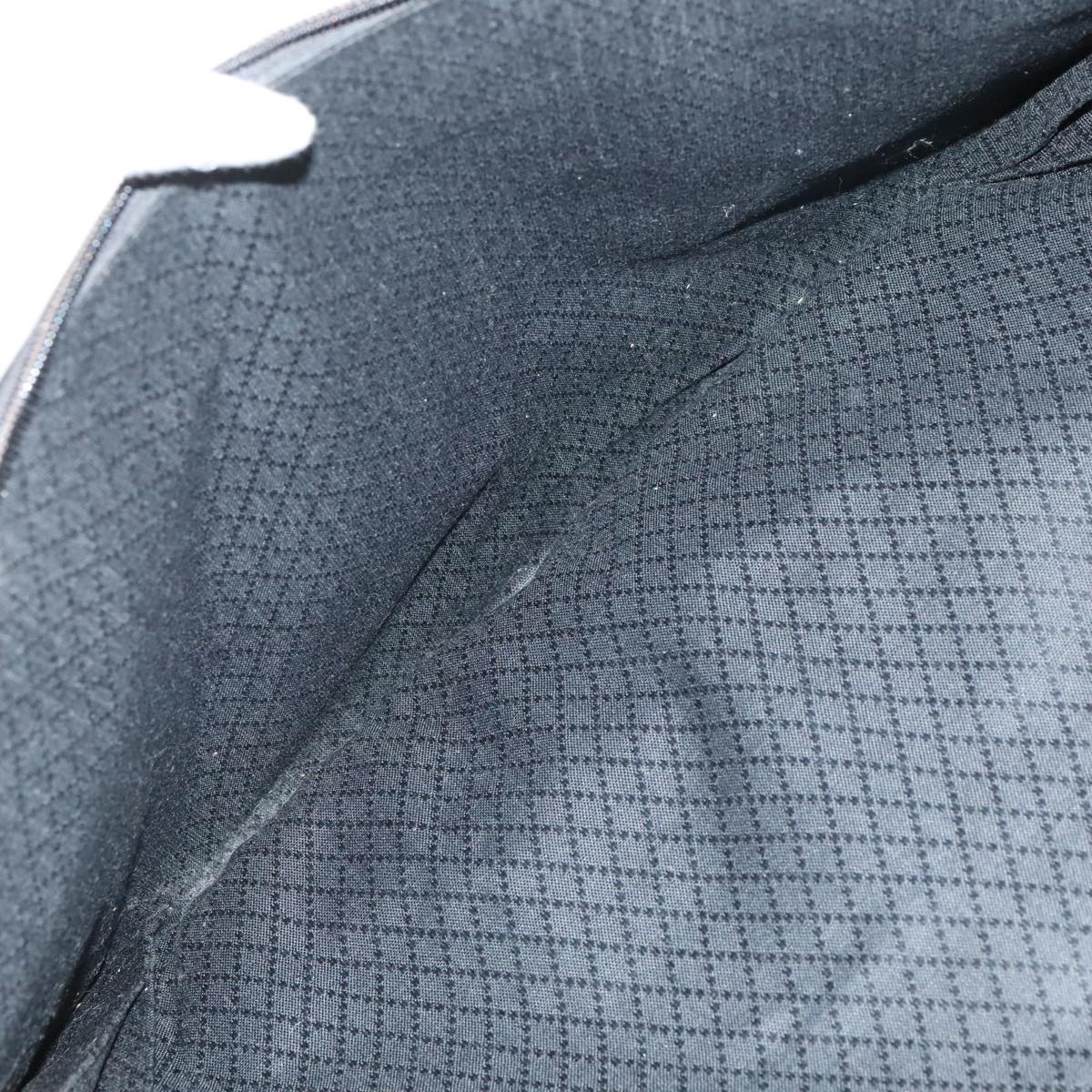 GUCCI Boston Bag Canvas Leather 2way Black Auth ep5717