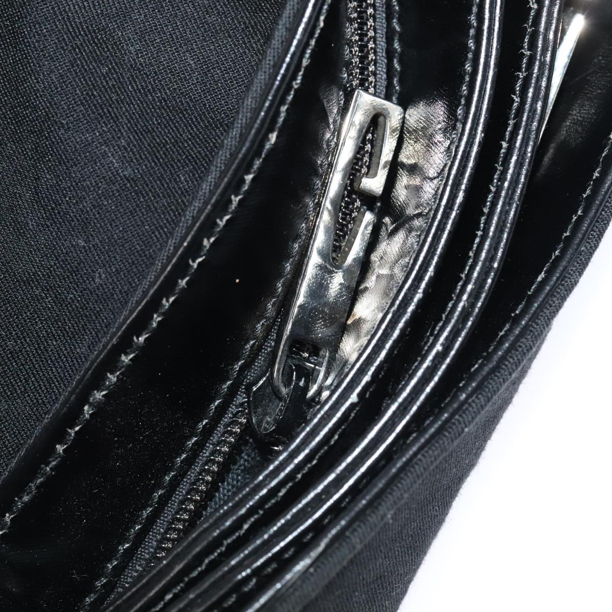 GUCCI Boston Bag Canvas Leather 2way Black Auth ep5717