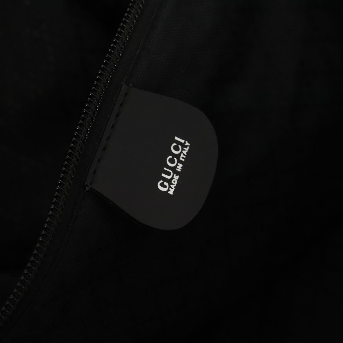 GUCCI Boston Bag Canvas Leather 2way Black Auth ep5717