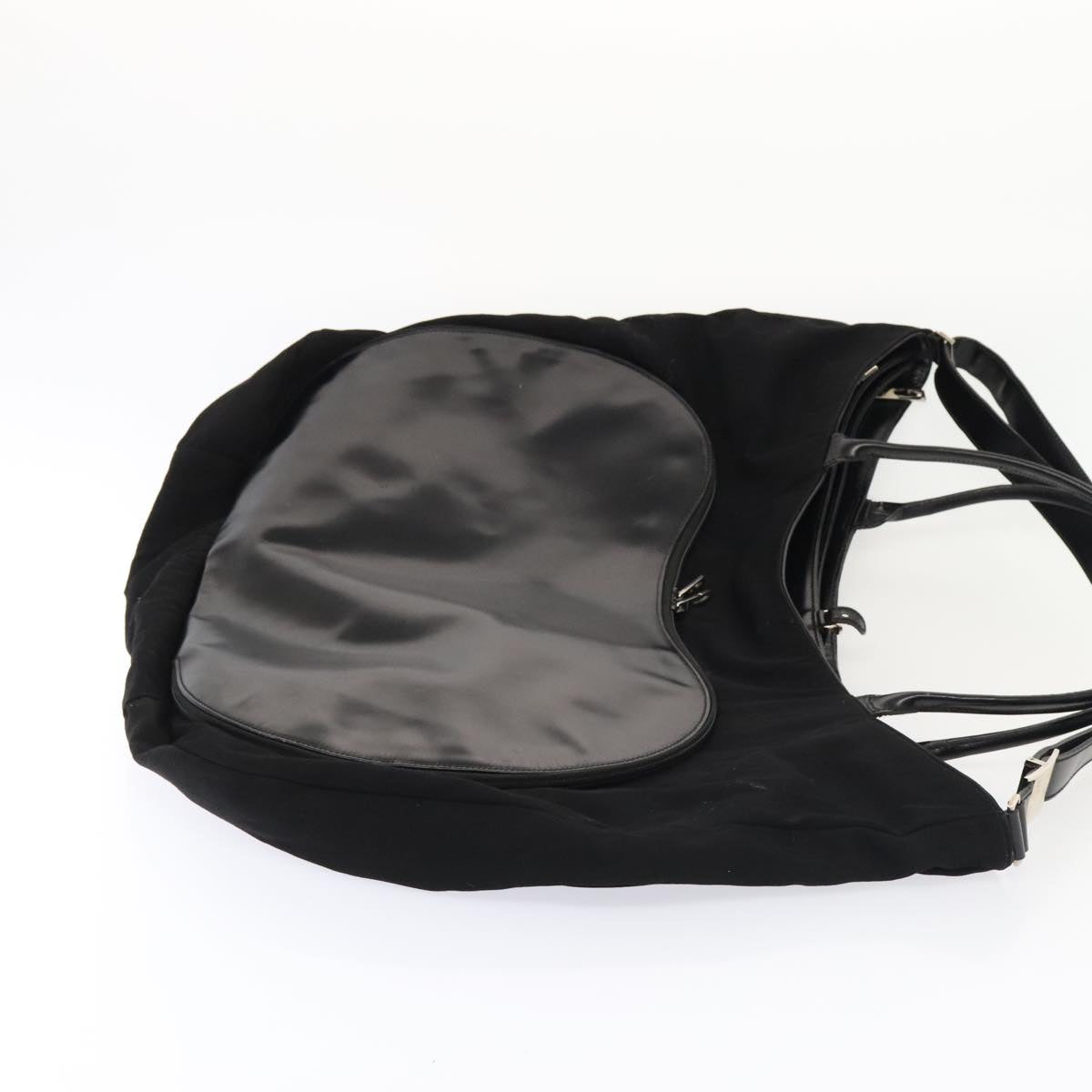 GUCCI Boston Bag Canvas Leather 2way Black Auth ep5717