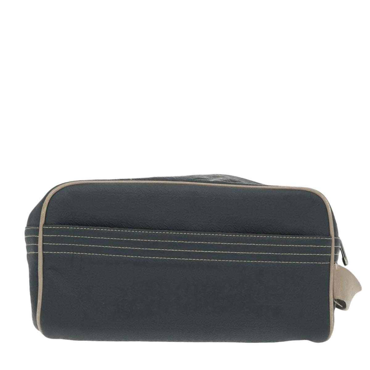 LOEWE Anagram Clutch Bag PVC Navy Auth ep6658