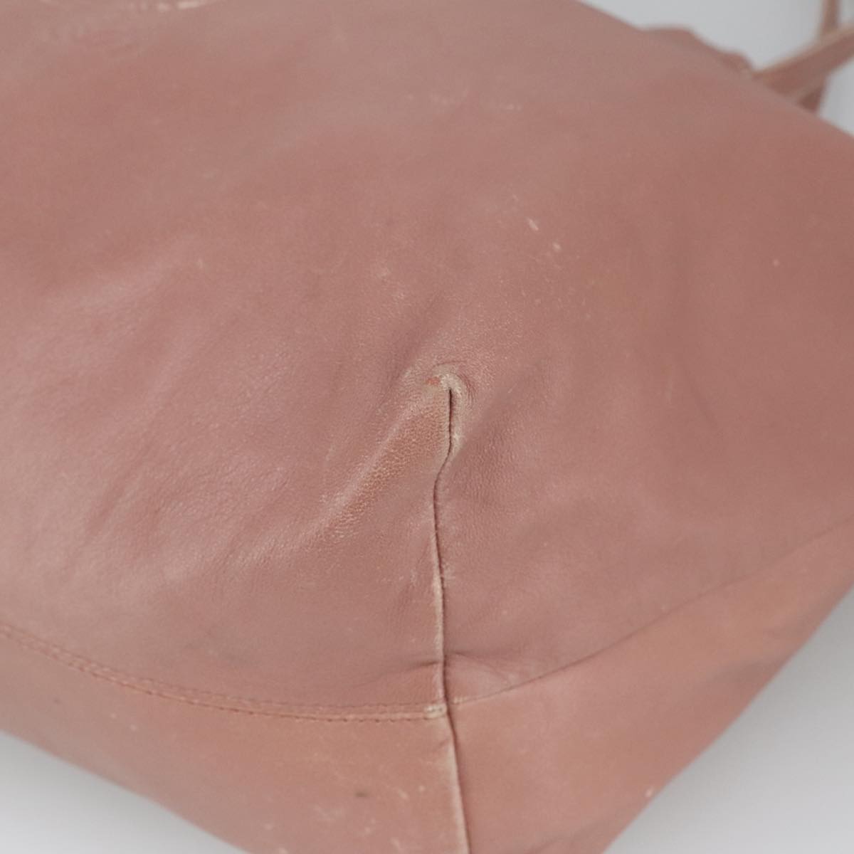 LOEWE Anagram Tote Bag Nylon Pink Auth ep6665