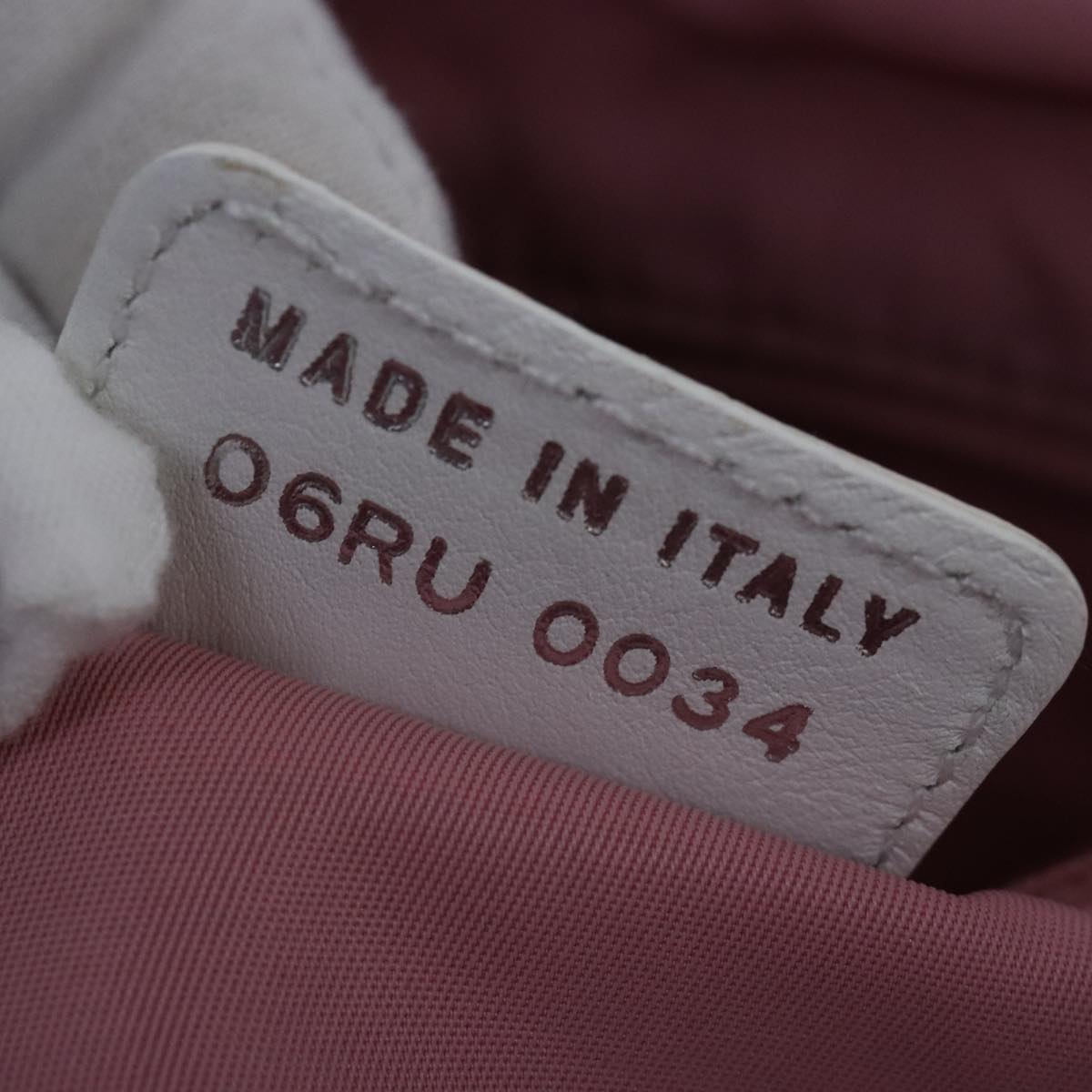 Christian Dior Trotter Canvas Tote Bag Pink Silver Auth ep6713