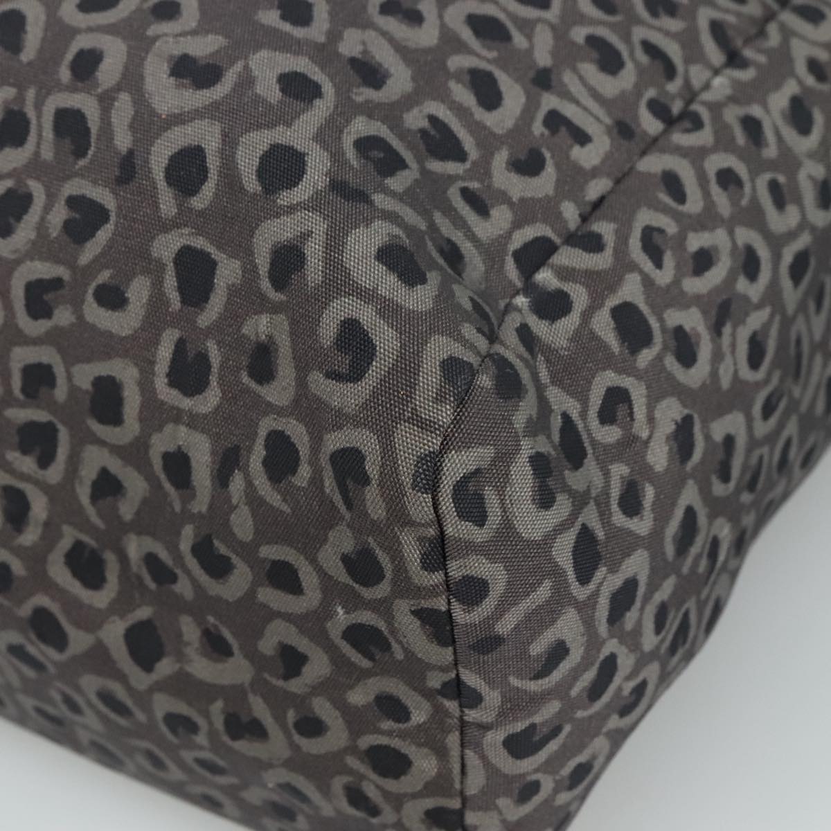 GUCCI Tote Bag Canvas Black Auth ep6974