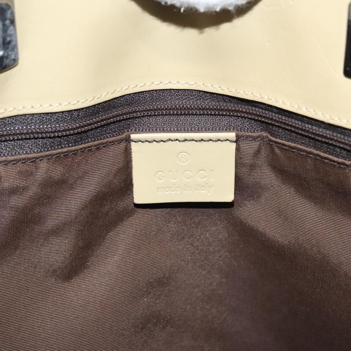 GUCCI GG Canvas Sherry Line Tote Bag Brown 31243 Auth ep7003