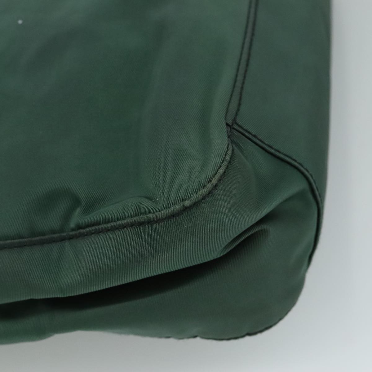 PRADA Shoulder Bag Nylon Green Auth ep7022