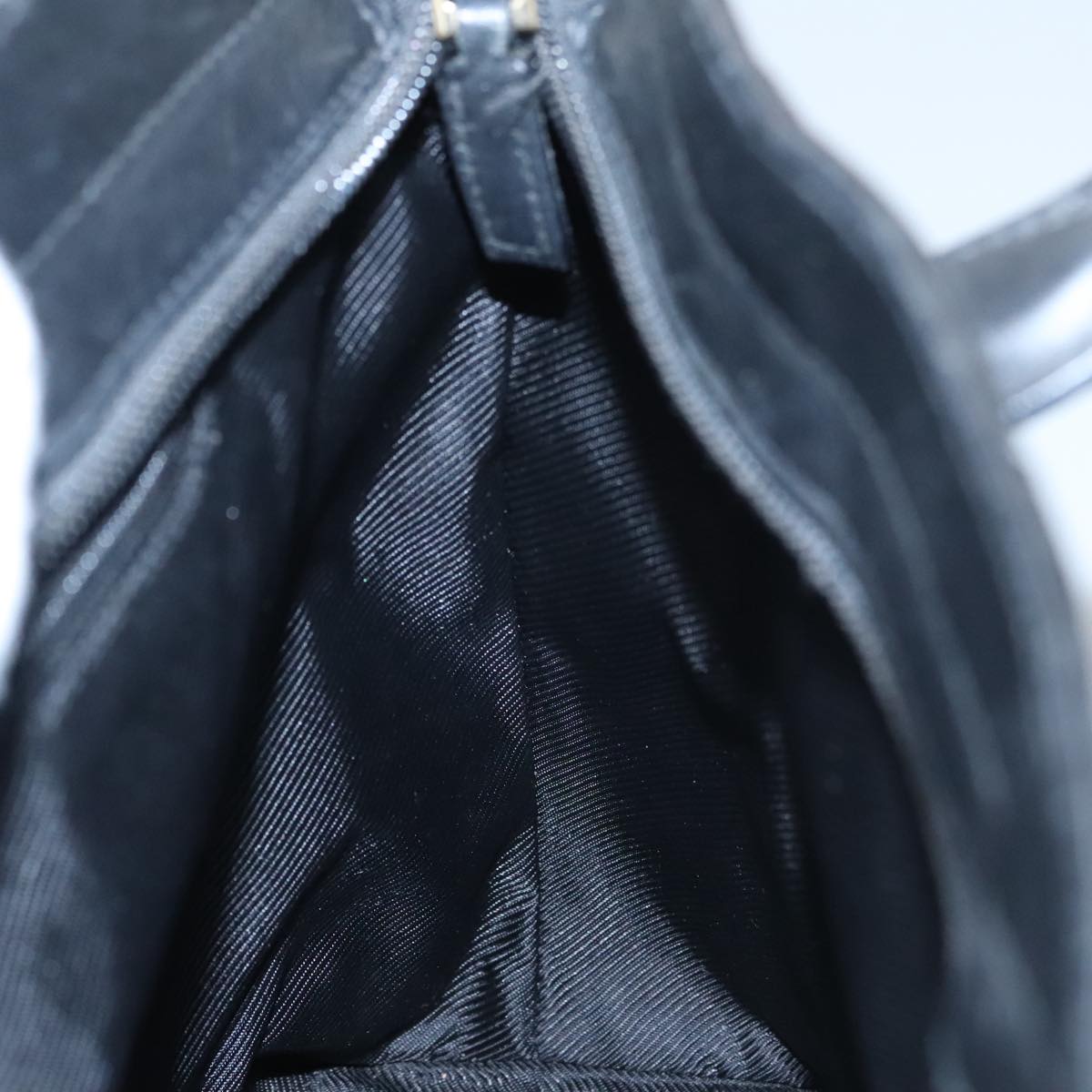 GUCCI GG Canvas Hand Bag Black 33890 Auth ep7056