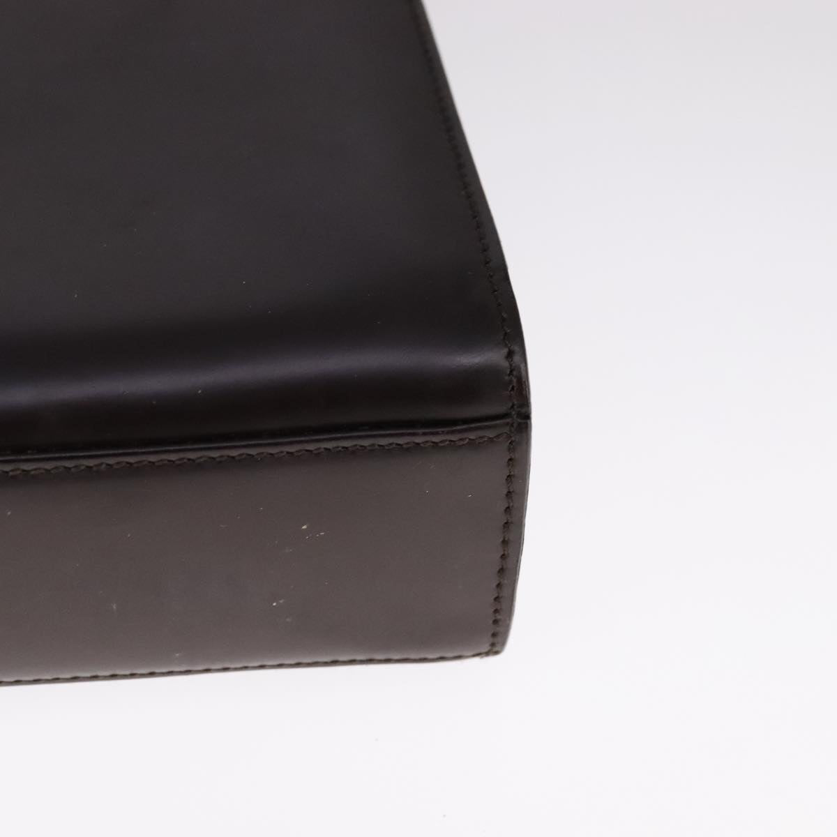 GUCCI Shoulder Bag Patent leather Brown 002 1007 3444 Auth ep7129