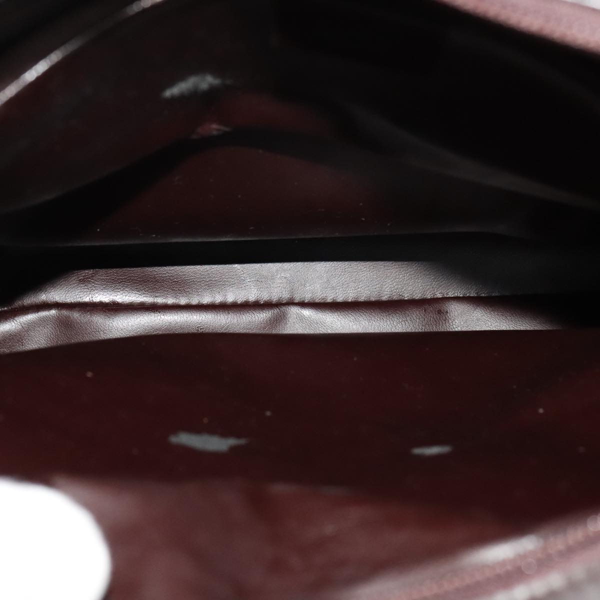 GUCCI Shoulder Bag Patent leather Brown 002 1007 3444 Auth ep7129