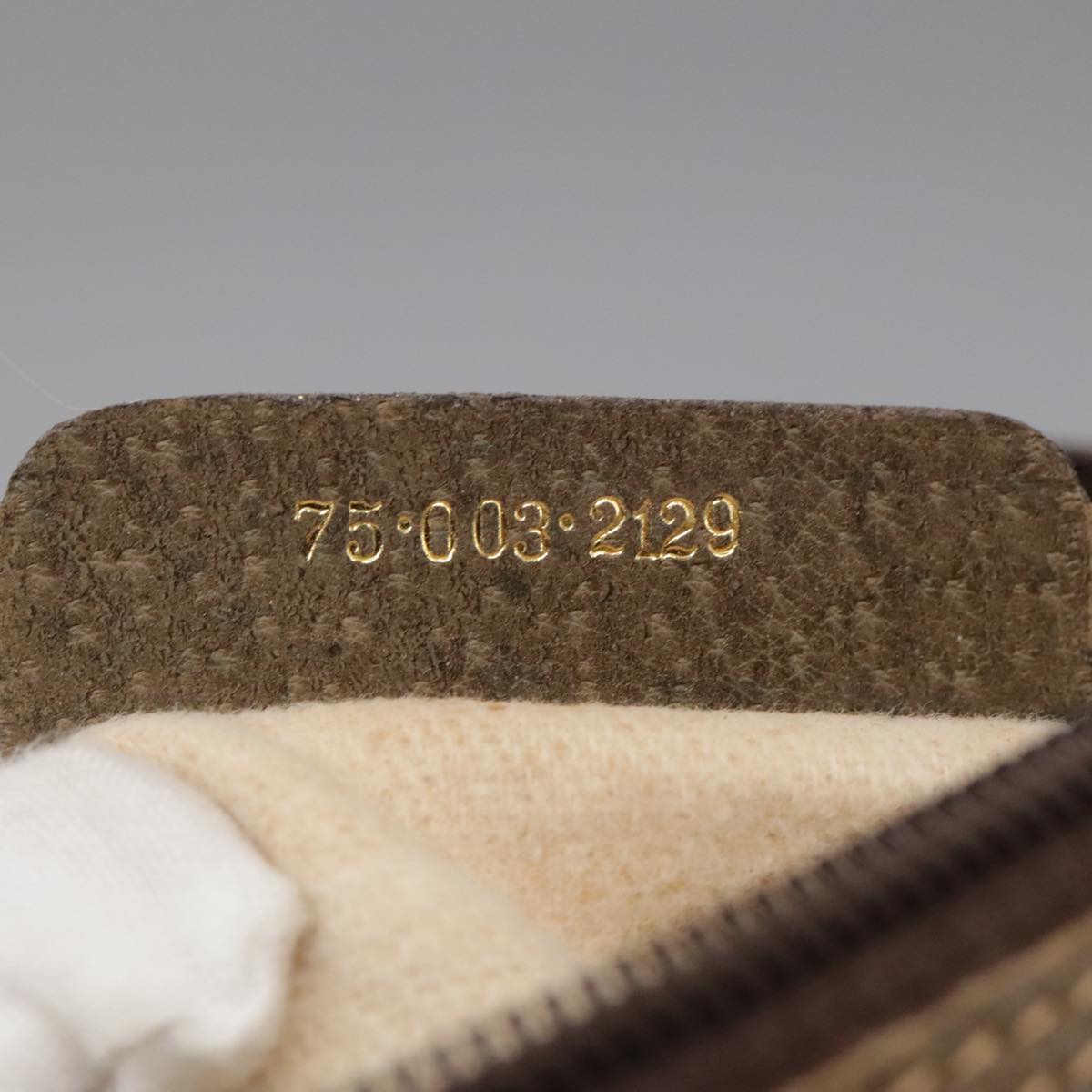 GUCCI GG Supreme Web Sherry Line Shoulder Bag PVC Beige Green Red Auth ep7185