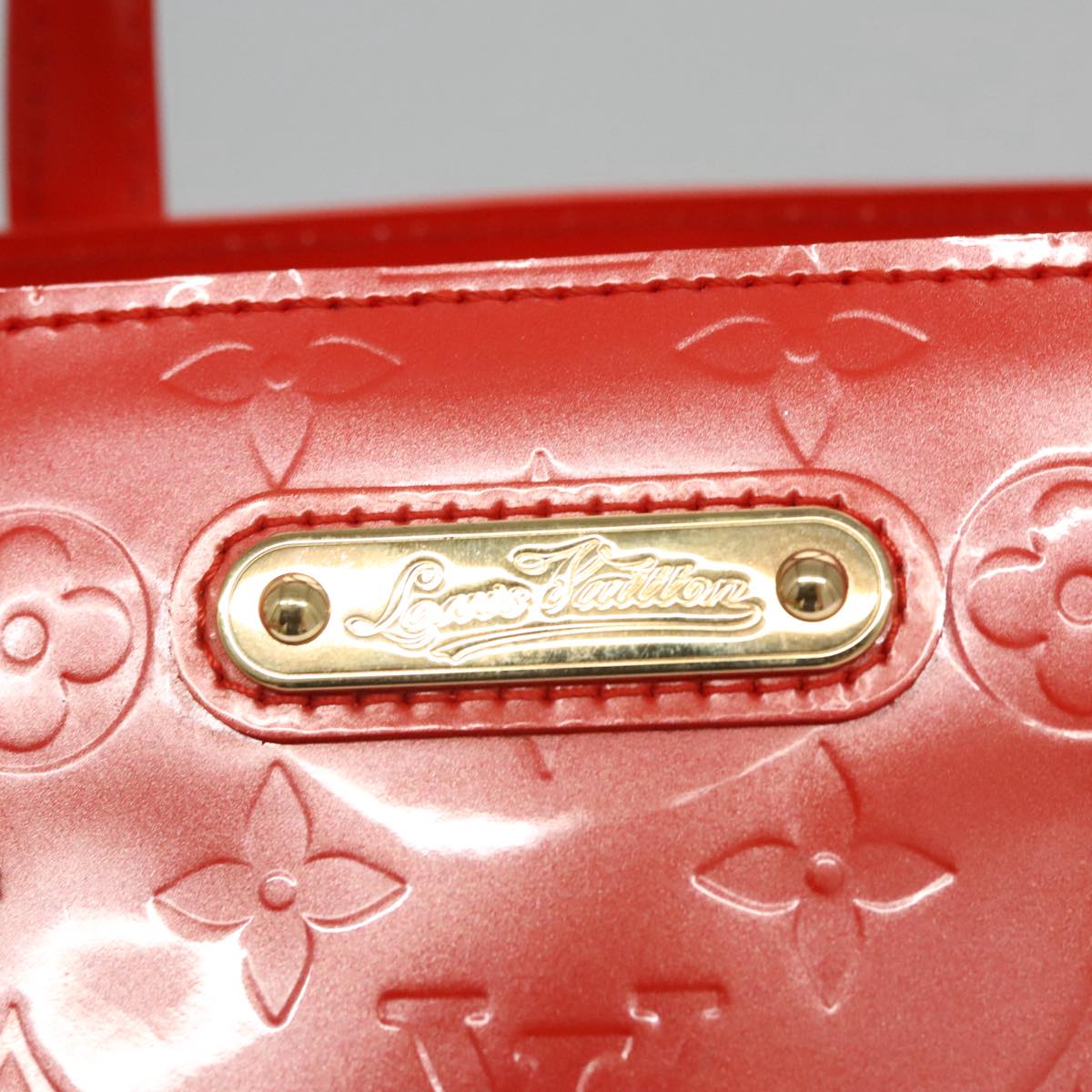 LOUIS VUITTON Monogram Vernis Wilshire PM Hand Bag Orenge M93644 LV Auth ep7188