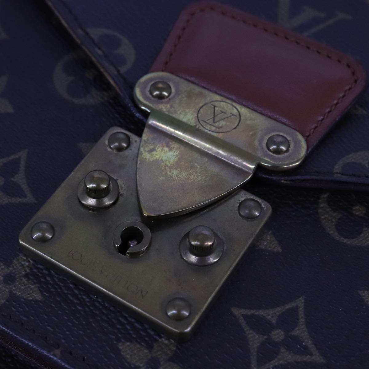 LOUIS VUITTON Monogram Monceau 28 Hand Bag M51185 LV Auth ep7197