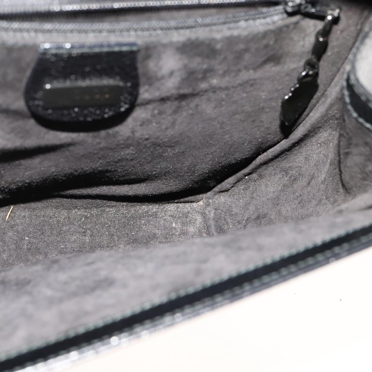 GUCCI Shoulder Bag Leather Black Auth ep7207