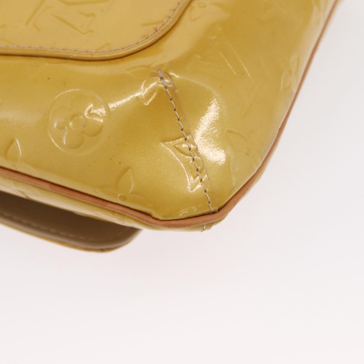 LOUIS VUITTON Monogram Vernis Thompson Street Bag Beige M91301 LV Auth ep7248