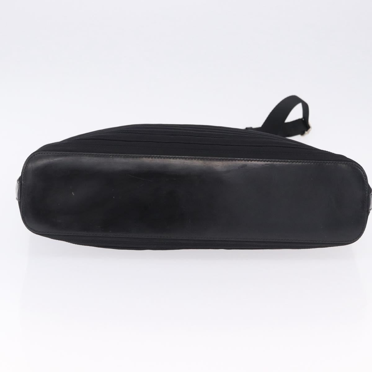 GUCCI Bamboo Hand Bag Nylon 2way Black Auth ep7254